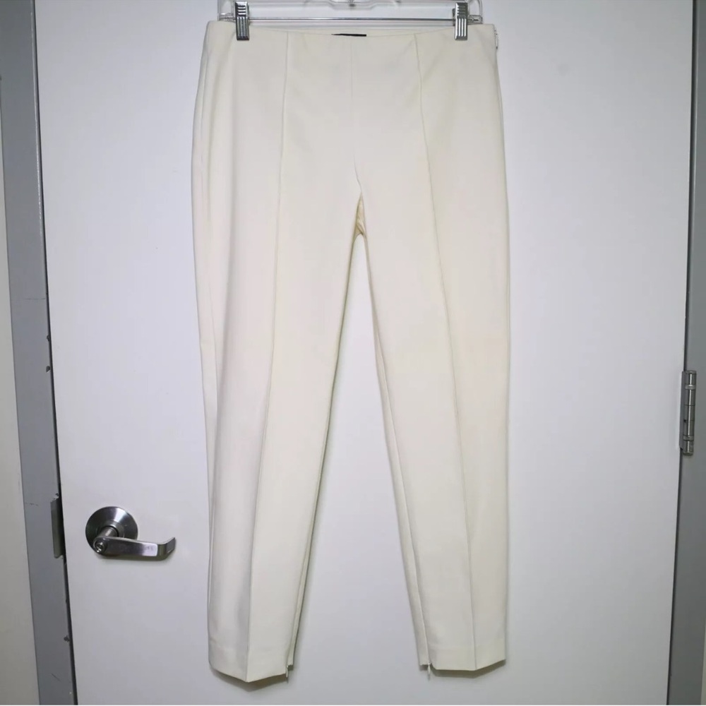 THEORY - Eggshell "Alettah Approach 2" Casual Dress Pants - Women's Size 6 🔥